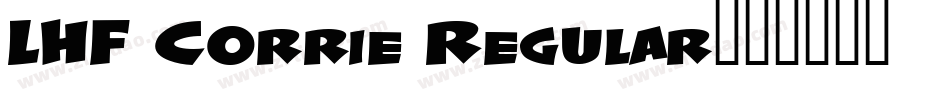 LHF Corrie Regular字体转换